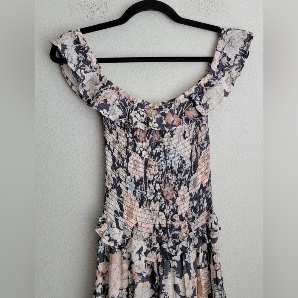 Spell & The Gypsy Amethyst Shirred Sundress in Nightfall size S - Picture 4 of 6
